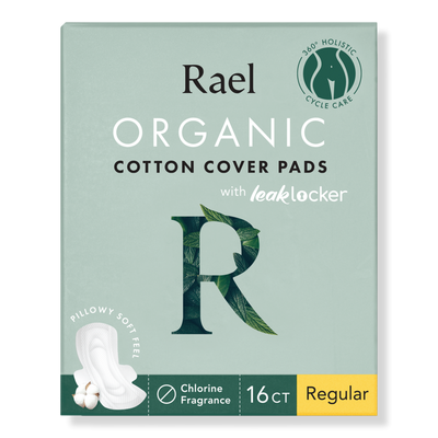 Rael Regular Organic Cotton Cover Pads With Wings